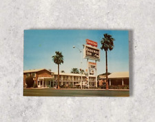 Rodeway Inn & Cottee Shop I-10 Blythe California with Palm Trees Postcard picture