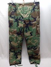Military 8415-01-390-8949 Woodland Camo Trousers Pants Size Large Regular  picture