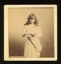 1890s N246-2 Kinney Sporting Extra Cigarettes Actresses #300 Miss Crossman picture
