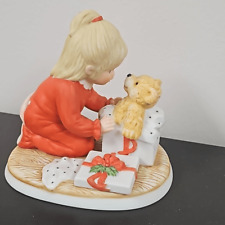 Lenox Y2K 90s Teddy's First Christmas Figurine Collectable Porcelain picture