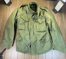Vintage Military Cold Weather M-65 Field Jacket + Liner,  OG 107 Medium Regular picture