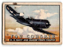 1952 Topps Wings #34 F4U Corsair U.S. Navy and Marine Corps Fighter picture