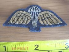 RAF Regiment Para Wing Badge Bullon Wire Embroidered Parachute Airborne picture