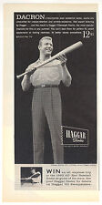 1963 MICKEY MANTLE N Y YANKEES BASEBALL ORIGINAL PHOTO AD DACRON HAGGAR Slacks picture