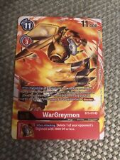 WarGreymon BT5-016 - Rare - Red - Battle of Omni - Digimon CCG picture