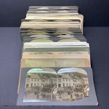 Lot Of 115 Antique 1880s-1910s Stereoview Photo Cards Collection Of Stereoviews picture