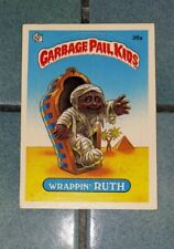 36a Wrappin' Ruth Matte back GPK 1985 Topps Garbage Pail Kids Series 1 OS1 picture