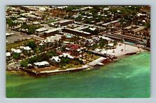 Key West FL-Florida, Aerial View Of Southernmost Point Vintage Souvenir Postcard picture