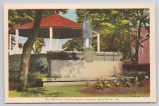 War Memorial Victoria Square Amherst Nova Scotia Canada Postcard picture