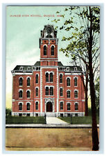 c1910 Muncie High School Muncie Indiana IN Unposted Antique Postcard picture