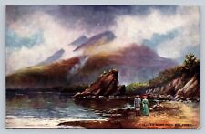 Colleen Bawn Rock Killarney Sunnyside of Ireland Oilette Tuck's Postcard c1906 picture