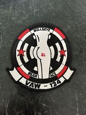 VINTAGE USN VAW 124 BULLSEYE BEAR ACE EARLY WARNING SQUADRON PATCH Rare picture