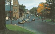 Northampton, MA Massachusetts  MAIN STREET SCENE 50's Cars  VINTAGE Postcard picture