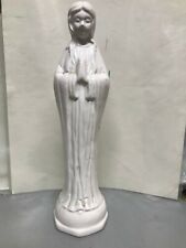 Virgin Mary Mother of Jesus Figurine VTG Slender Sleek Religious 8.5