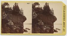 CANADA SV - New Brunswick - Bay of Fundy Cliffs 1870s RARE picture