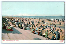 c1905 Beach Scene Revere Beach Massachusetts MA Antique Unposted Postcard picture