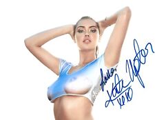 KATE UPTON Signed Autographed Photo SEXY Swimsuit Model BUSTY WET Shirt COA picture