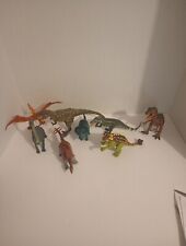 Lot of 8 Various Brand Dinosaurs Toy Figures Hard Plastic Prehistoric TRex More picture