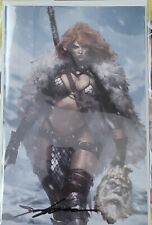 Red Sonja Empire of the Damned #1 Virgin Variant Jee Hyung Lee Signed picture