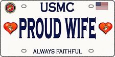 Proud Marine Wife  - Tough, Durable Magnet - 6inX3in picture