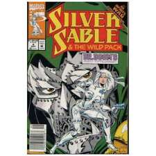 Silver Sable and the Wild Pack #4 Newsstand in NM minus cond. Marvel comics [d  picture