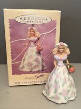 1995 Springtime Barbie Hallmark Keepsake Ornament 1st in Series picture