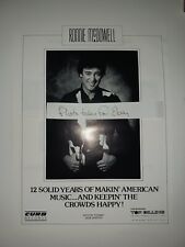 Ronnie McDowell, Bill Anderson, Jerry Clower Vintage 1990 8x11 Magazine Ad picture