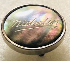 MEGA RARE 1930s MICHELIN MOTHER OF PEARL BADGE picture