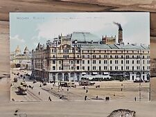 Vintage Moscow Russia Metropole Hotel Unposted Postcard Horse Trolley B768 picture
