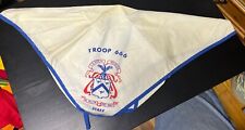 VINTAGE TROOP 666 FORT LEAVEN WORTH MILITARY UNIT ARMY  NECKERCHIEF WASHINGTON picture