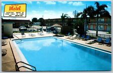 Vtg Clearwater Florida FL New Ranch Motel 1980s View Chrome Postcard picture