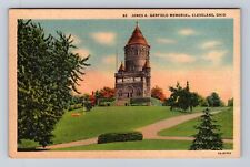 Cleveland OH-Ohio, James A Garfield Memorial, Antique, Vintage Souvenir Postcard picture