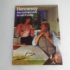 Vintage Print Ad Hennessy Cognac Sports Illustrated May 28, 1984 picture