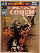 Savage Sword of Conan Special #1 Annual (Summer 1975) Curtis Magazine 7.5 VF- picture