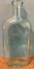 antique bottles pre 1900 strap sided flasks picture