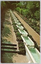 Beverly Hills California Vintage Postcard Harold Lloyd Estate Cascades picture