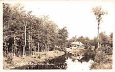 H50/ Roscommon Michigan RPPC Postcard c1942 Tourist Park Cottage  165 picture