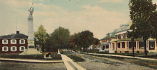C1910 Lewisburg PA Soldiers Monument University Canon Color Antique Postcard picture