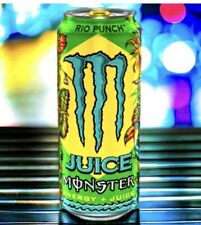 NEW 2024 RARE MONSTER ENERGY RIO PUNCH - 1 FULL CAN picture