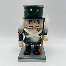 2013 Painted Wooden Nutcracker Short Stubby Soldier With Rifle 6” picture