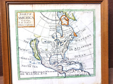 1800's MAP UNITED STATES Picture C Orange NORTH America Latest Observations picture