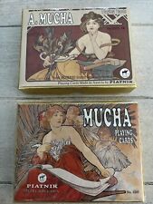 4 Decks of Mucha Playing Cards Austria picture