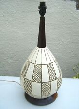 Vintage Atomic Lamp Mid Century 1950s Geometric Heavy Ceramic 21'' 4.6kg picture