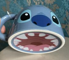 Disney STITCH Big Mouth Design on Bottom Ceramic Coffee Tea Mug Cup picture