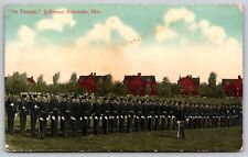 Postcard On Parade, Jefferson Barracks Missouri O65 picture