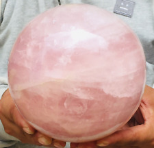12.3lb Huge Attractive Pink Rose Quartz Crystal Sphere Healing Specimen Lovely picture