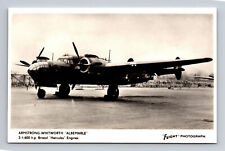 RPPC WWII RAF Armstrong Whitworth Ablemarle Transport FLIGHT Photograph Postcard picture