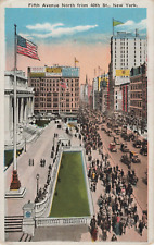 Antique Postcard, Fifth Avenue North From 40th St, New York City, NY, Long Ago* picture