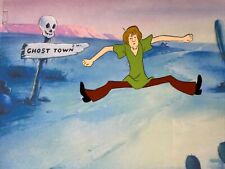 SCOOBY-DOO animation cel background production art Vtg Cartoon Network I17 picture