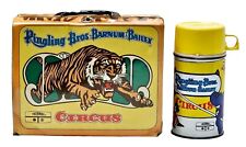 1970 RINGLING BROS Barnum & Bailey Vinyl LUNCH BOX w/ THERMOS picture